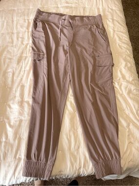 all in motion taupe cargo jogger pants